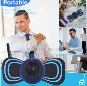 EMS Mini Neck Pulse Massager – LCD Display