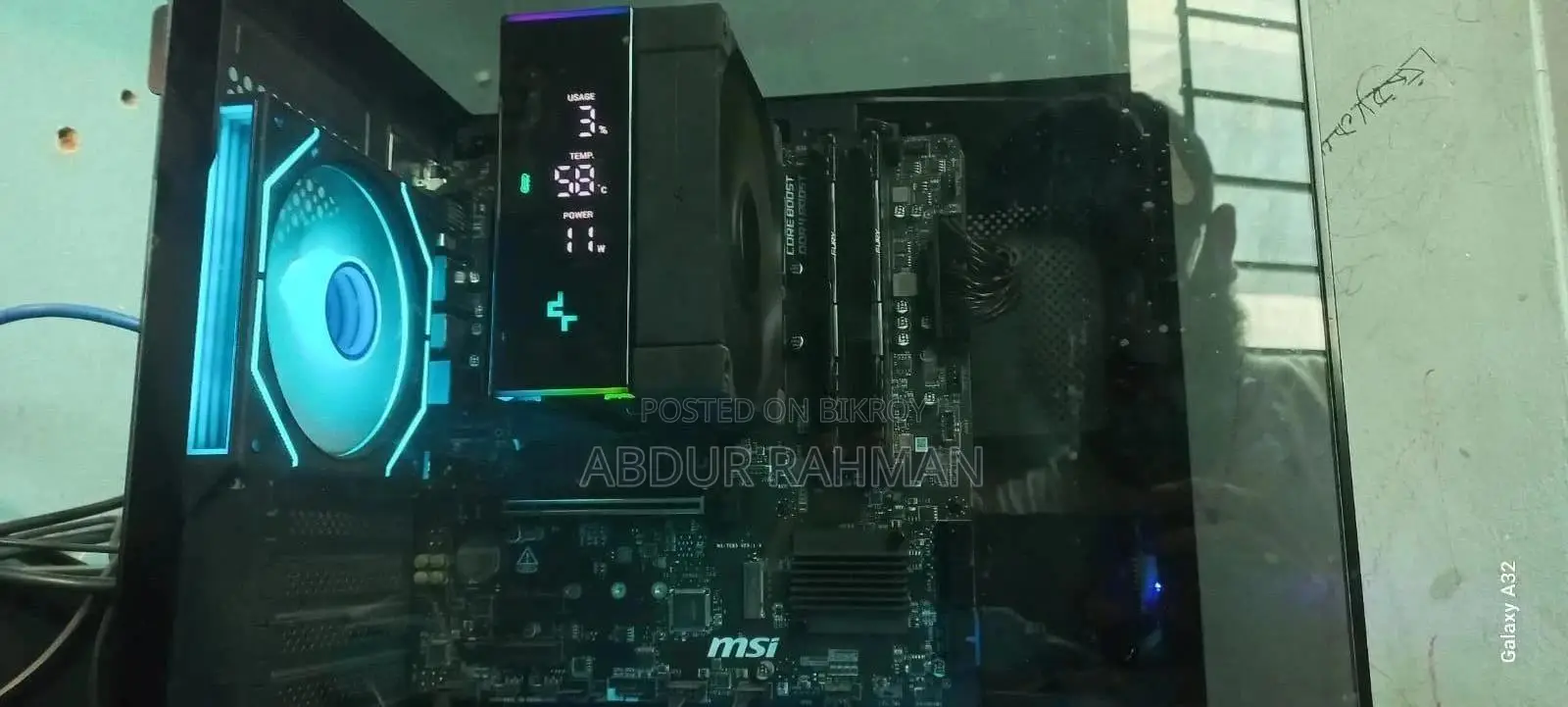 Desktop Computer MSI model 16GB AMD Ryzen 7 SSD 512GB
