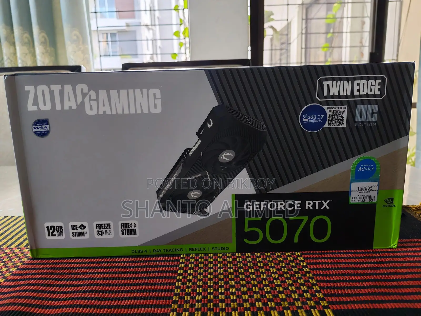 Brand New Zotac RTX 5070 12GB – Sealed Pack