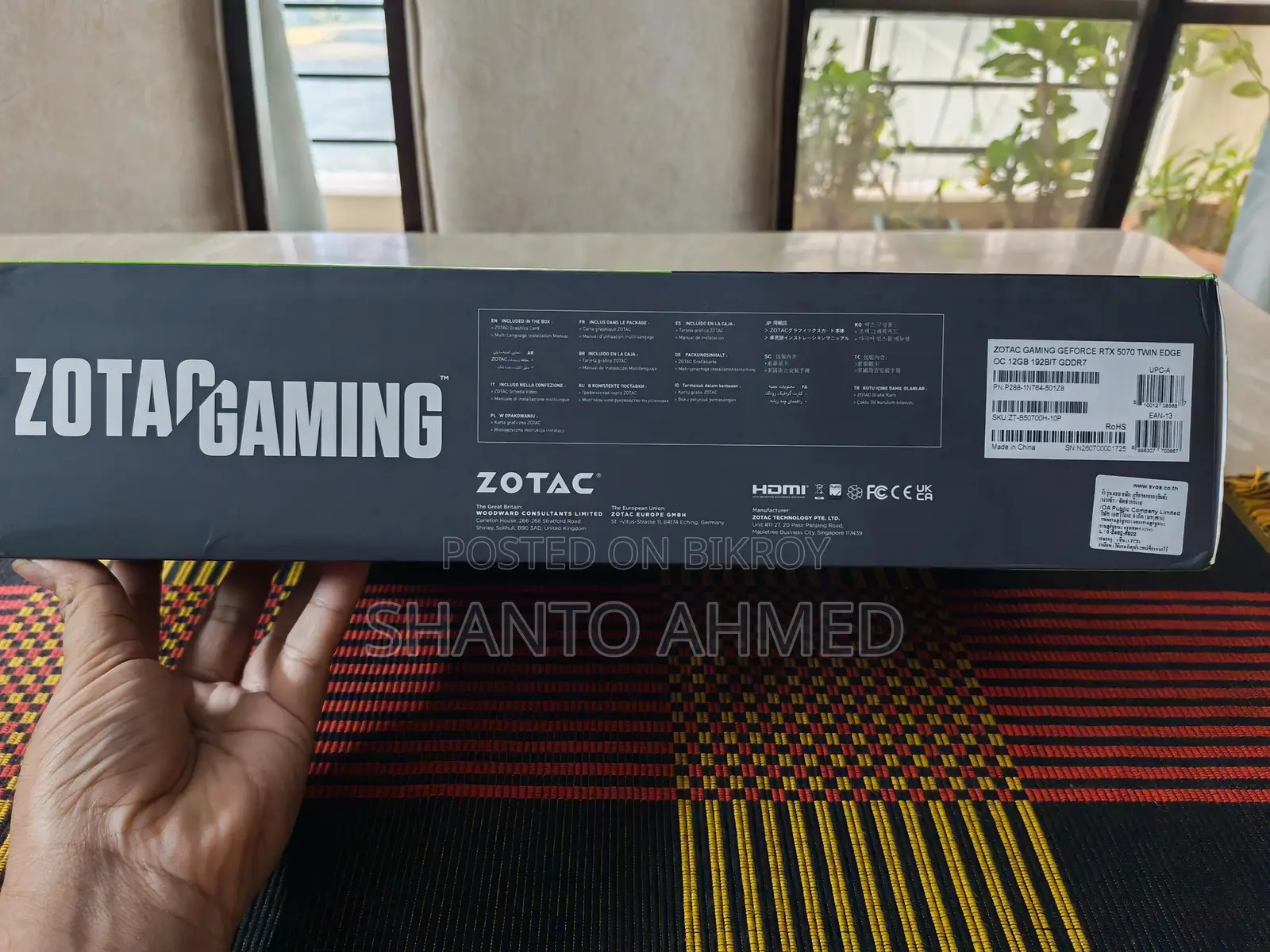 Brand New Zotac RTX 5070 12GB – Sealed Pack