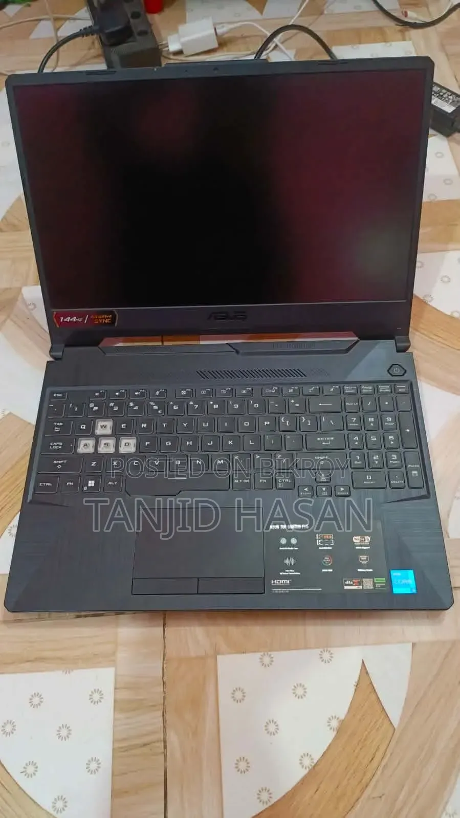Laptop Asus TUF Gaming F15 8GB Intel Core i5 SSD 512GB