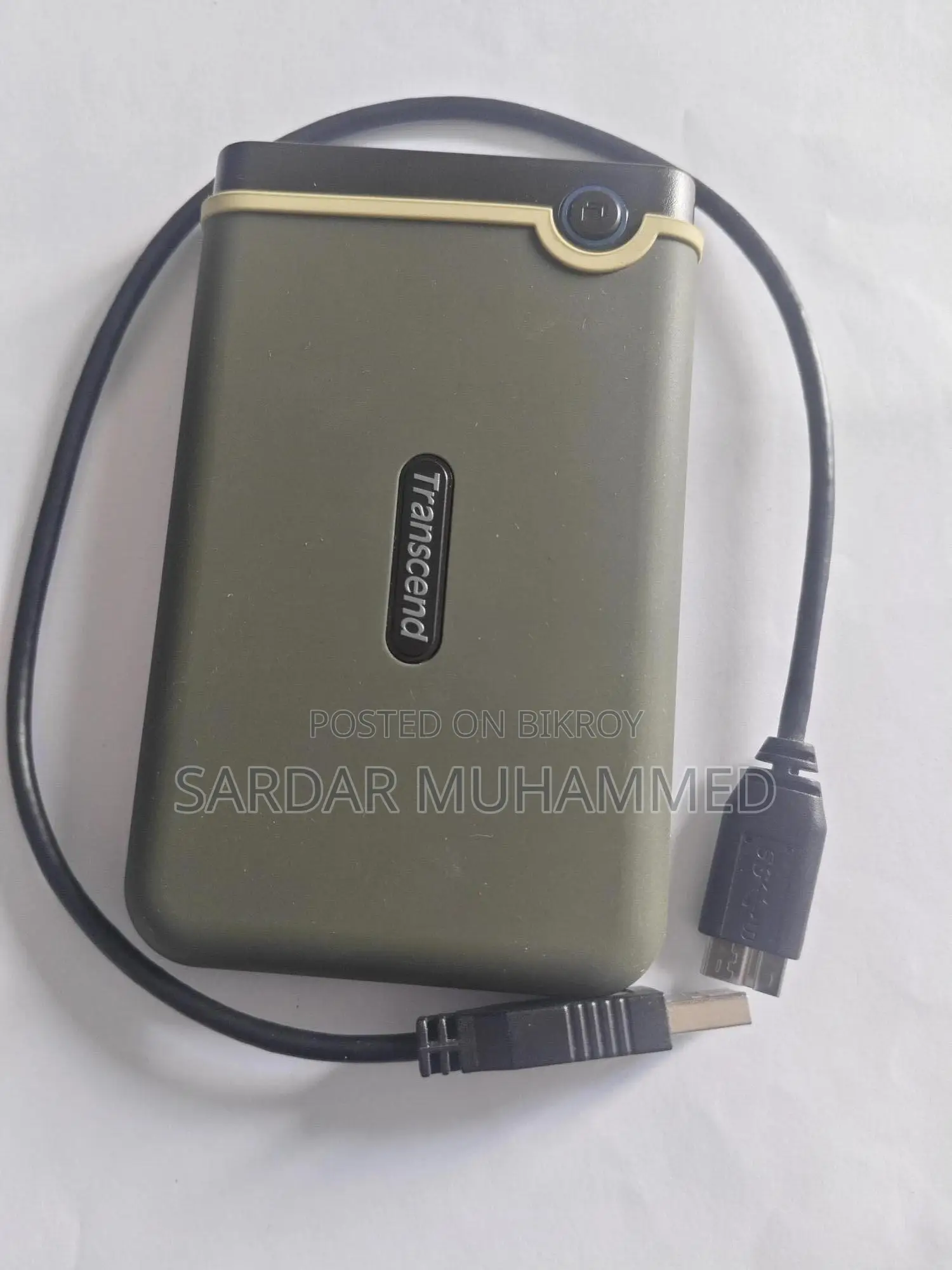 পোর্টেবল হার্ডড্রাইভ (১টেরা)-Transcend External Drive- StoreJet 25M3