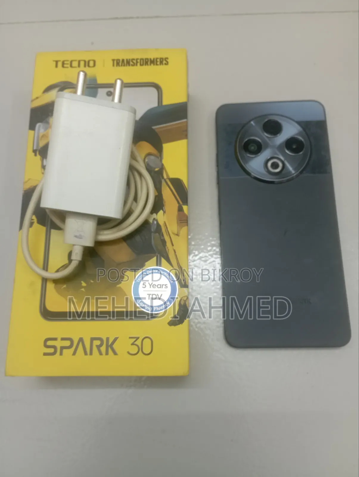 Tecno Spark 30 128 GB Black