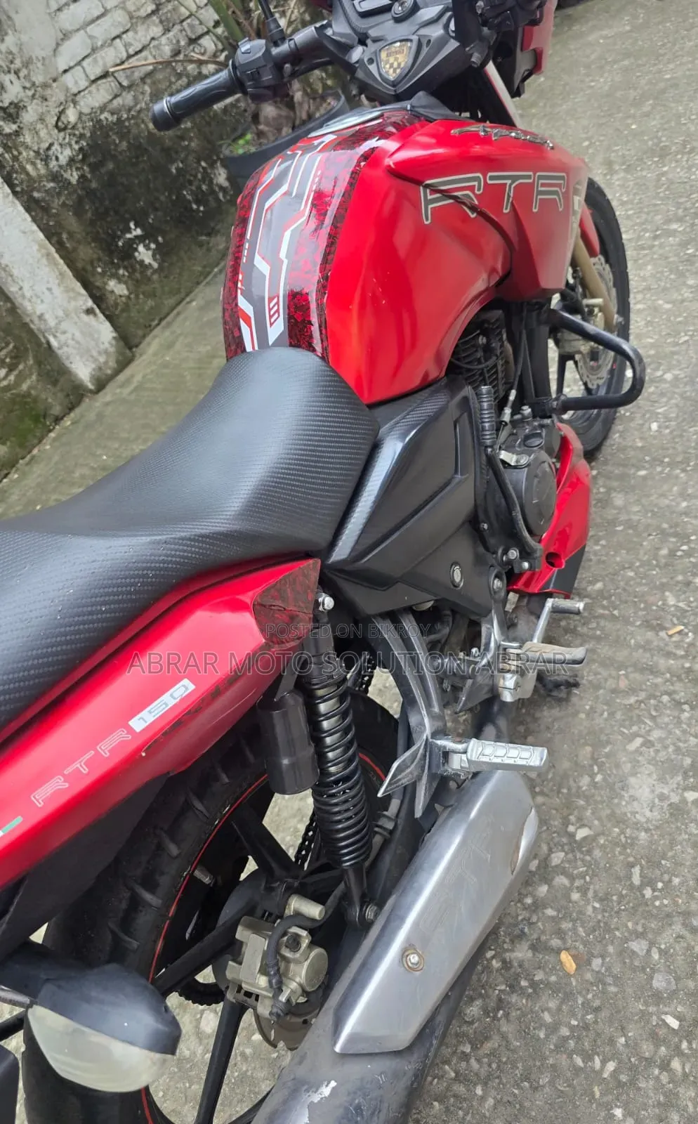 TVS Apache 160 4V 2017 Red
