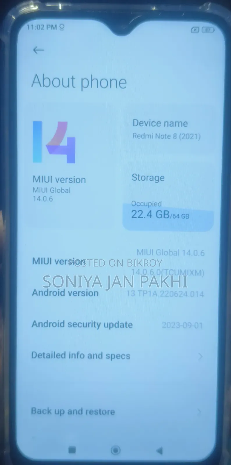 Xiaomi Redmi Note 8 64 GB Purple