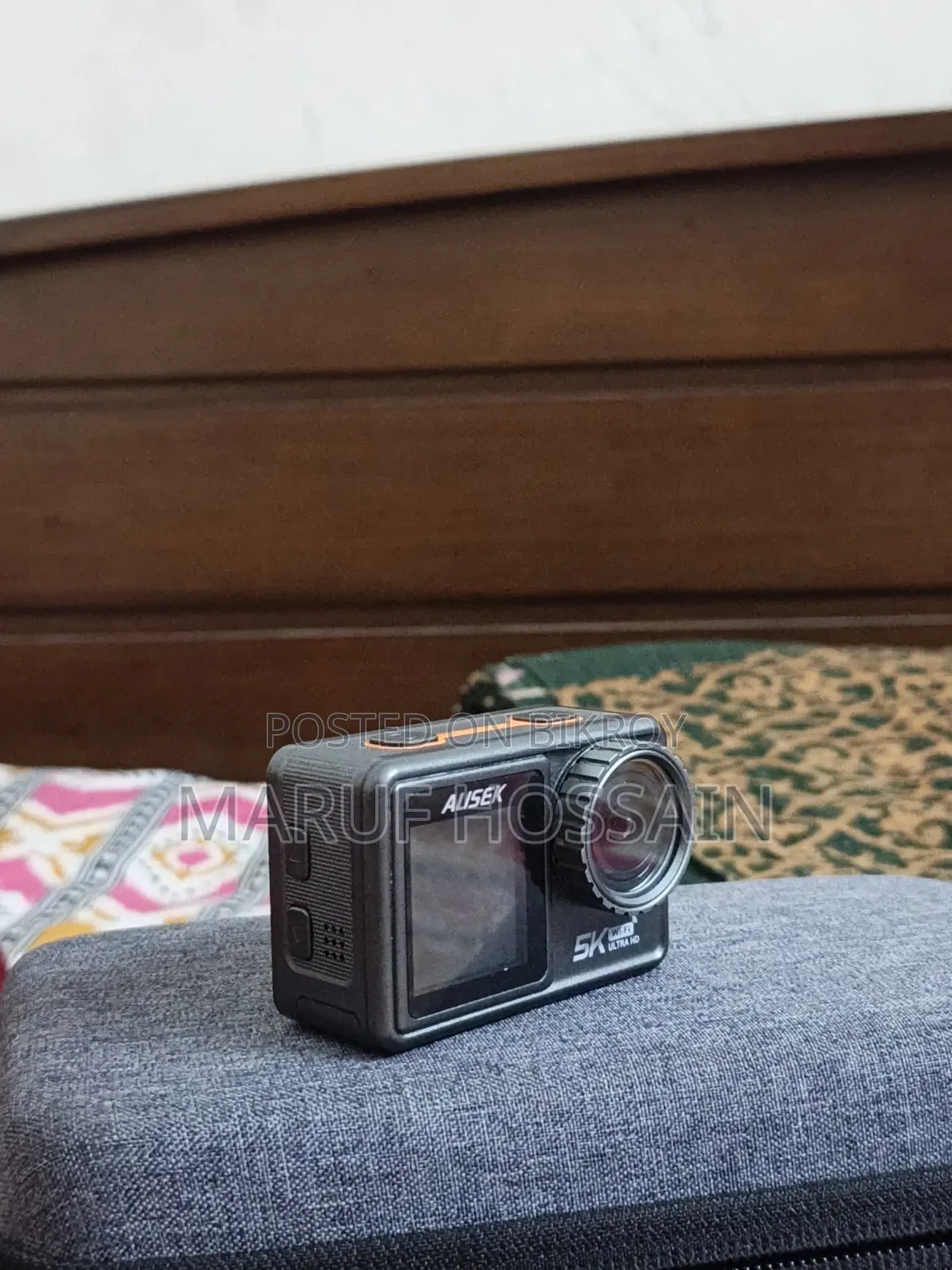 Ausek at-S81tr Action Camera, With HIKSEMI 128GB Memory Card