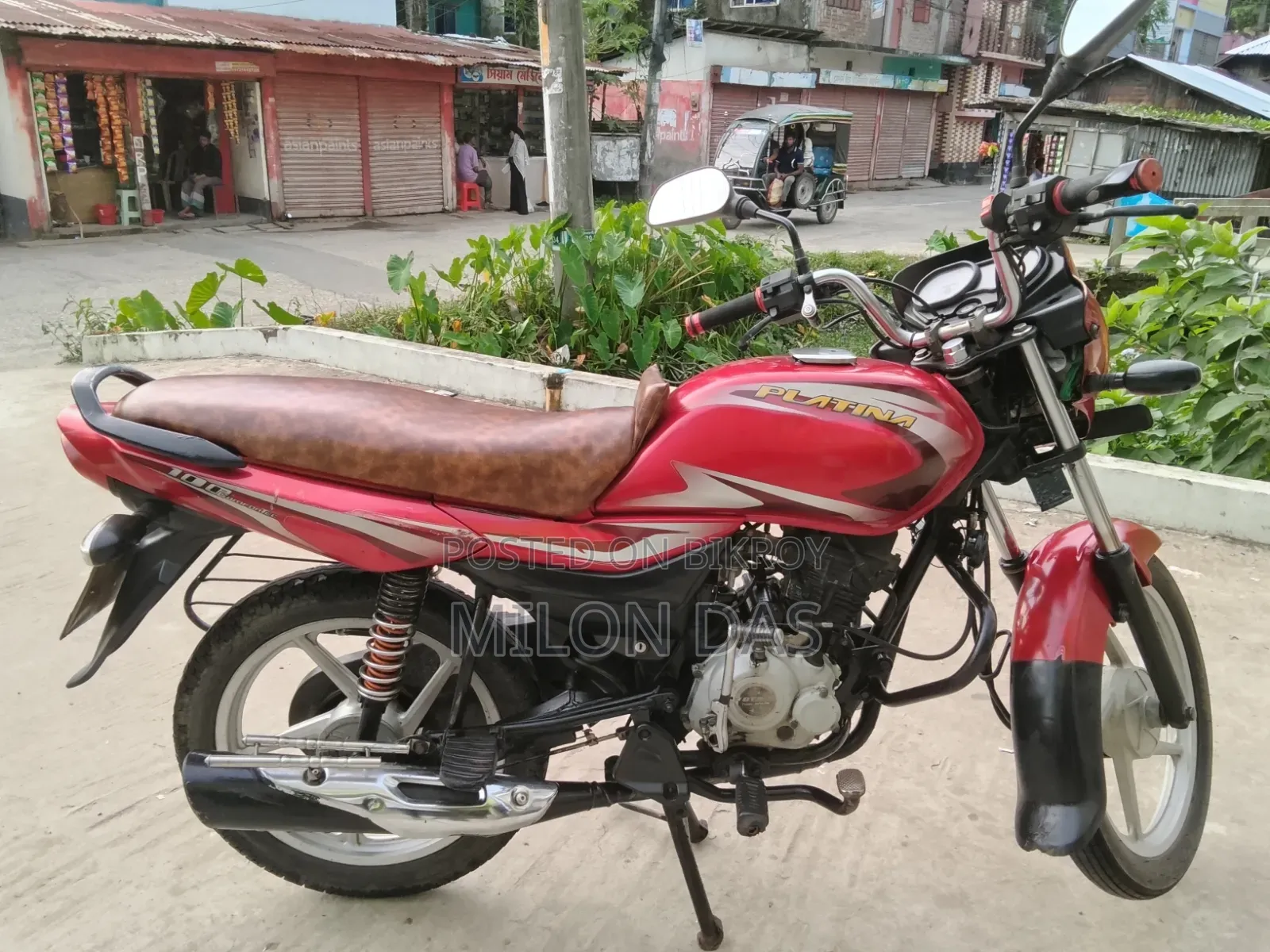 Bajaj Platina 100 2020 Red