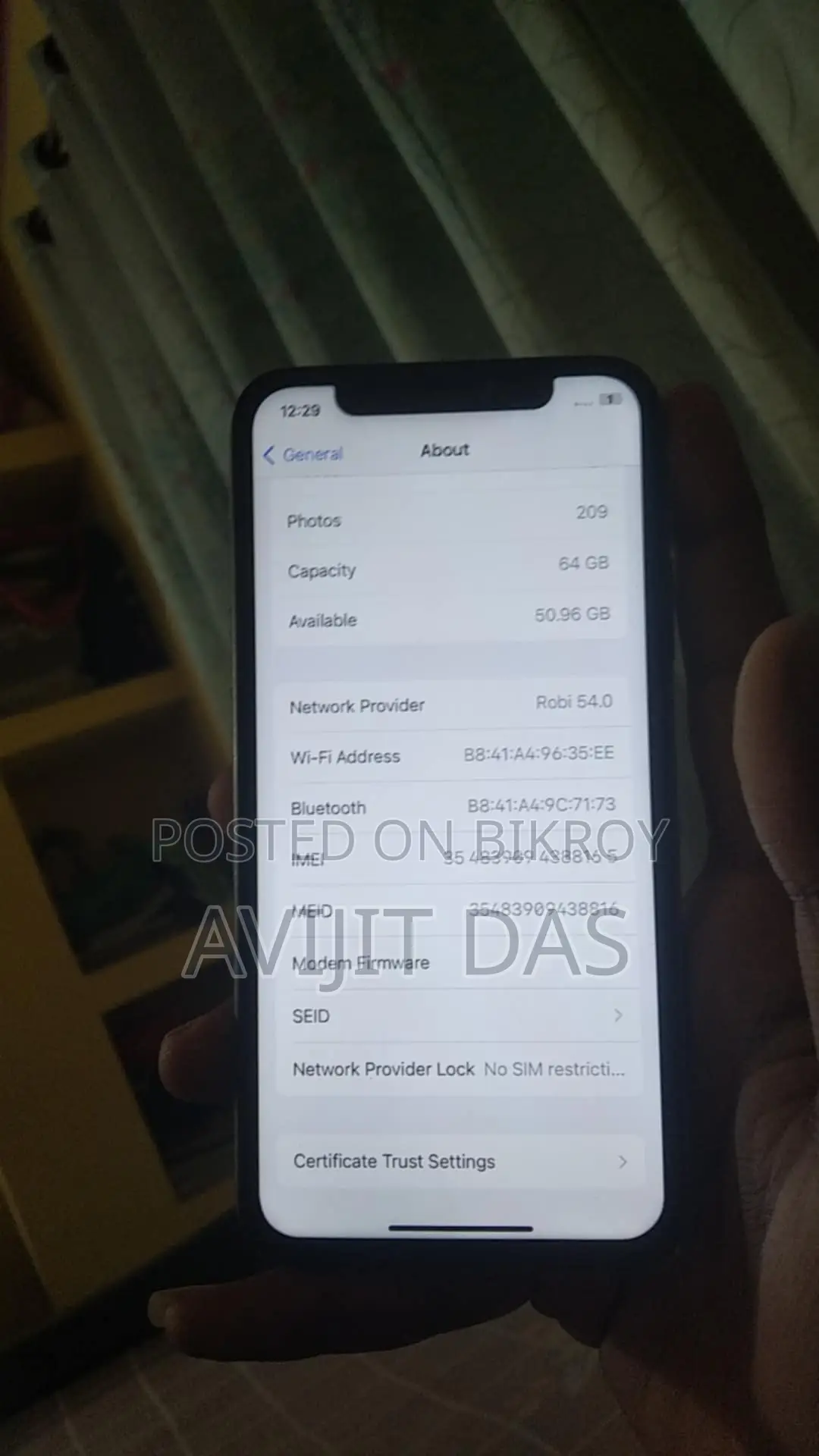 Apple iPhone X 64 GB White