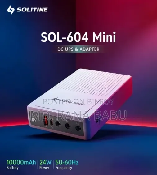 Solitine Premium Mini DC Ups
