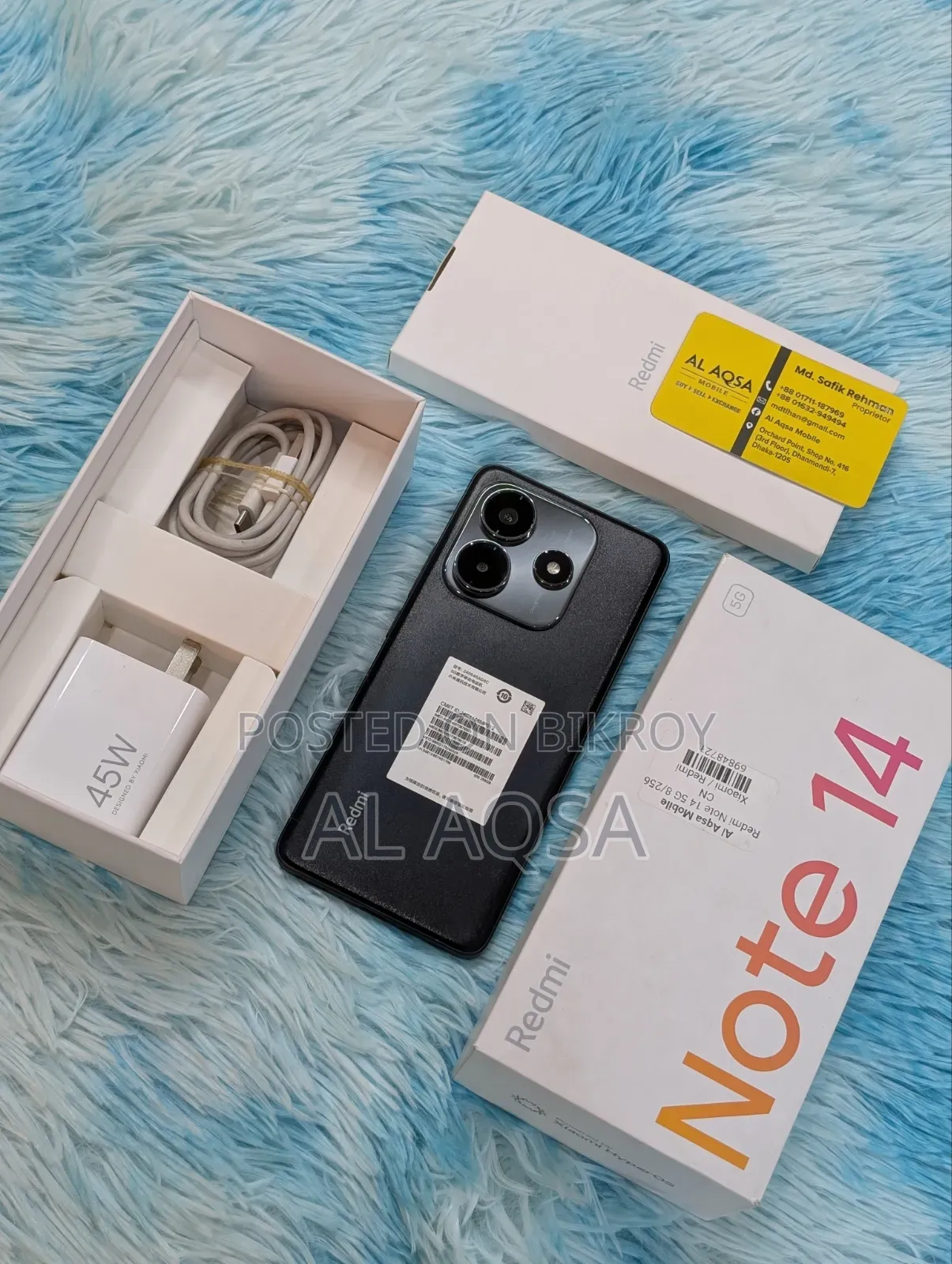 Xiaomi Redmi Note 14 5G 256 GB Black
