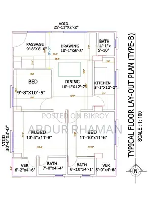 3 Bedroom Flat in Mirpur for Sale