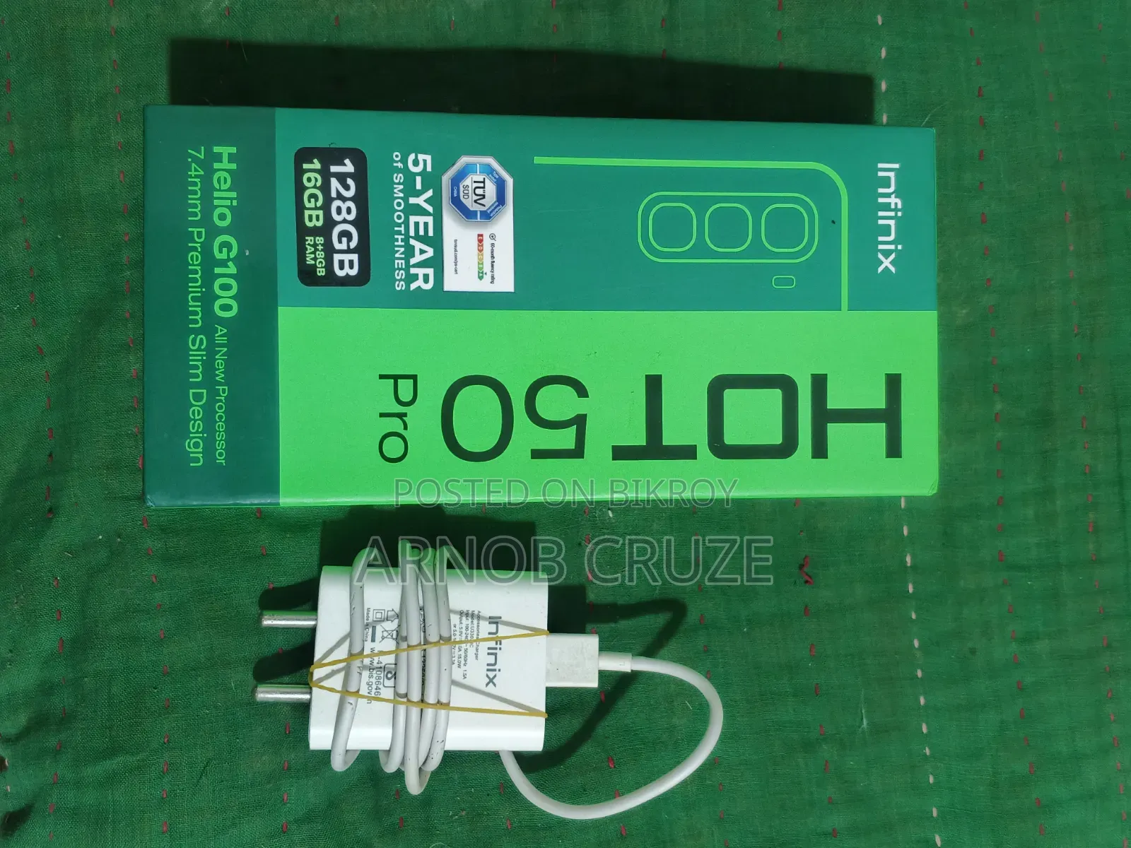 ইনফিনিক্স হট ৫০ প্রো ২৫৬ জিবি ব্ল্যাক