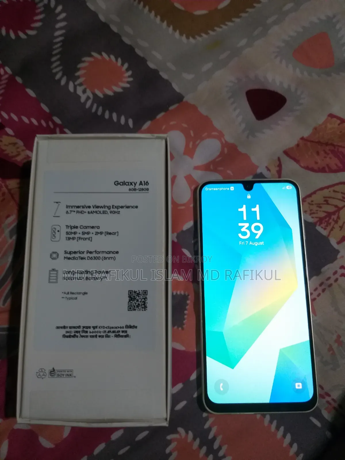 Samsung Galaxy A16 5G 128 GB Rose Gold