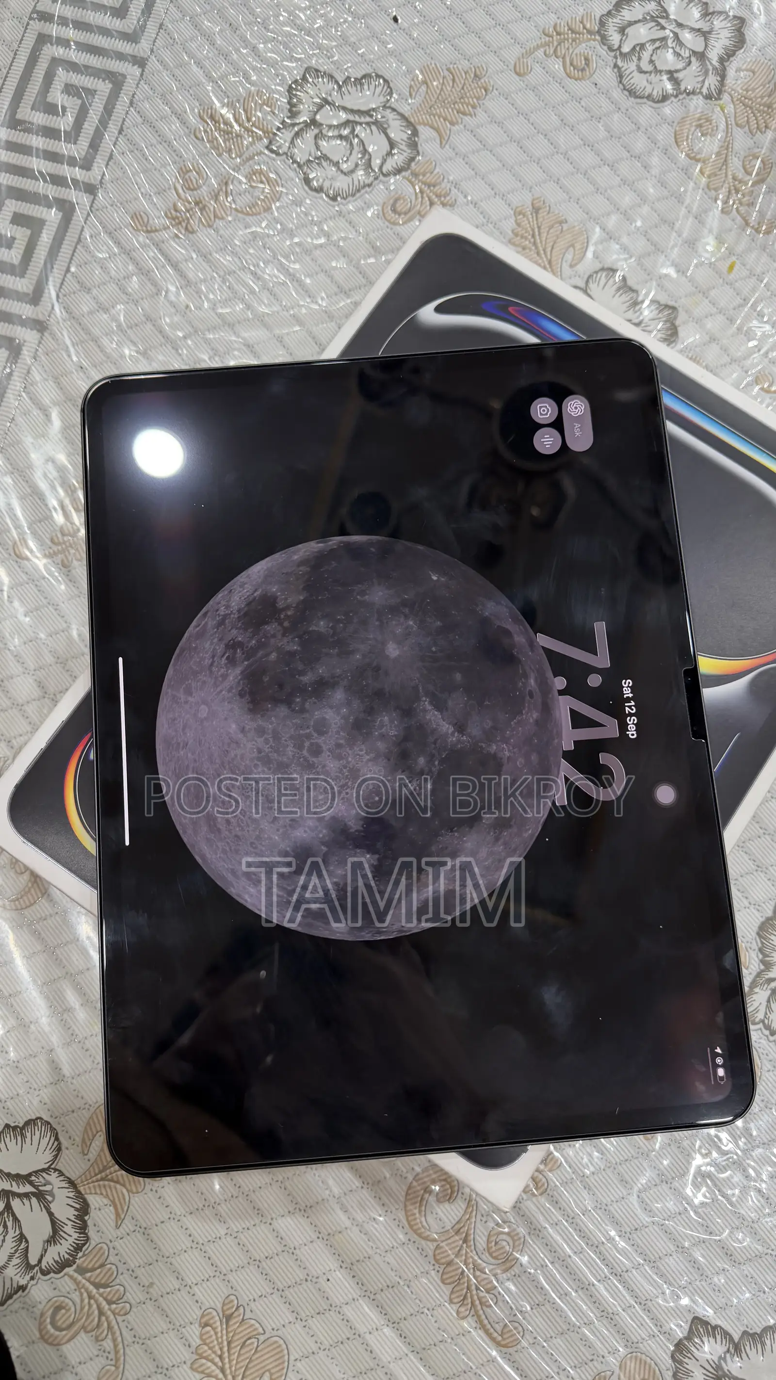 অ্যাপল আইপ্যাড প্রো ১৩ (২০২৫) ২৫৬ জিবি ব্ল্যাক