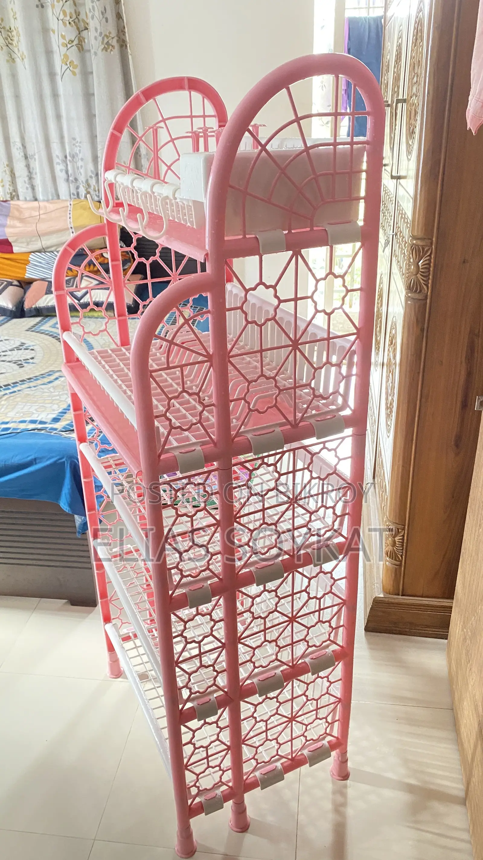 RFL কিচেন রেক ৫ স্টেপ উইথ ট্রে