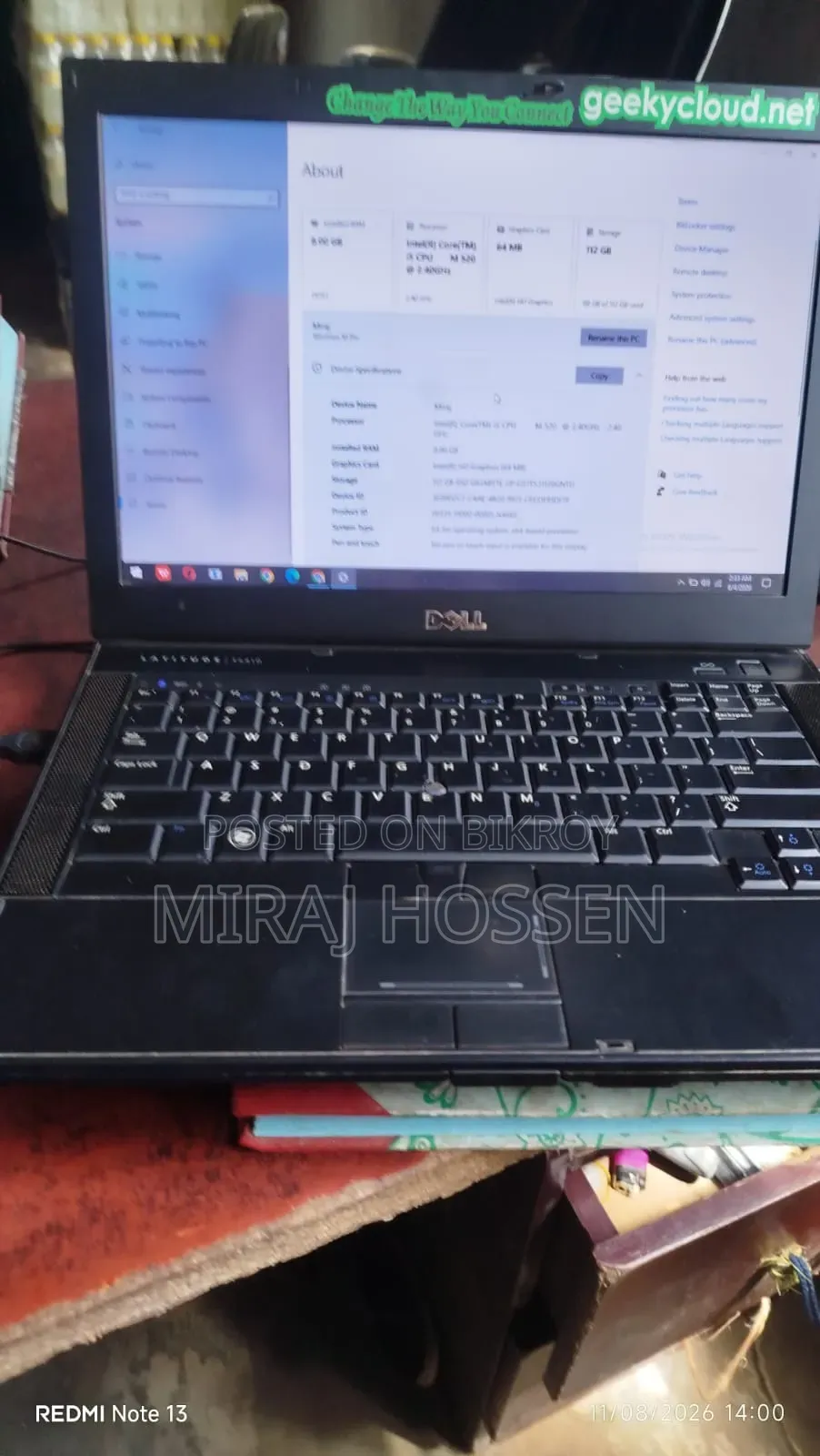 Laptop Dell Latitude 7490 8GB Intel Core I5 SSD 128GB