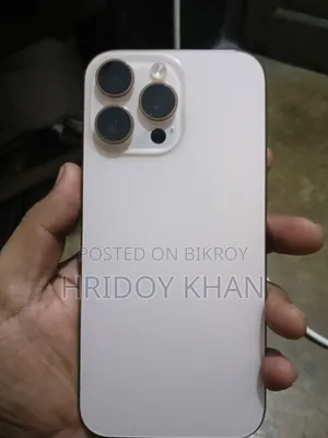 অ্যাপল আইফোন ১৬ প্রো ম্যাক্স ২৫৬ জিবি রোজ গোল্ড