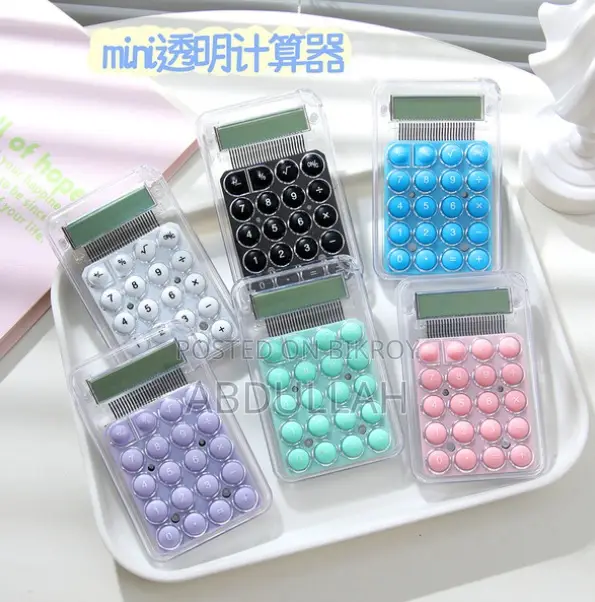 High-Looking Mini Candy-Color Student Exam Work Study Mini Calculator