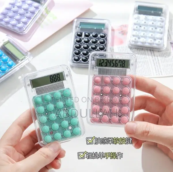 High-Looking Mini Candy-Color Student Exam Work Study Mini Calculator