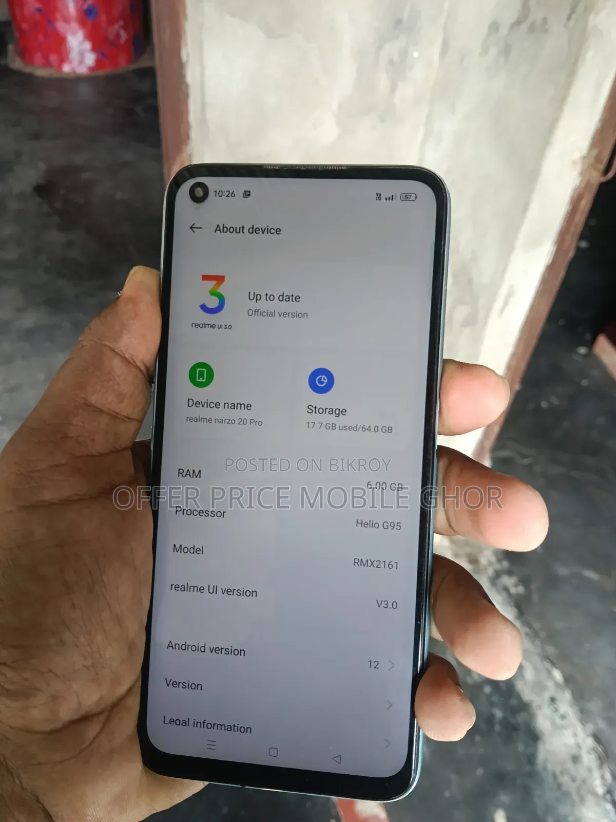 Realme Narzo 20 Pro 64 GB Gold