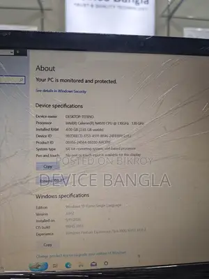Laptop Lenovo Ideapad 3 4GB Intel Celeron SSD 128GB