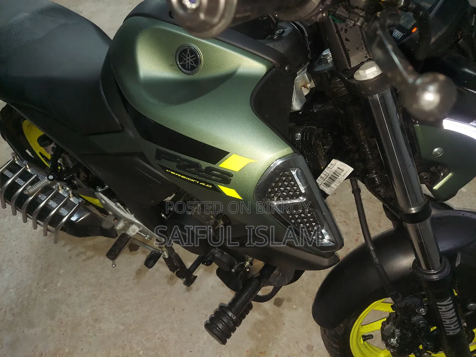 Yamaha FZS V4 2026 Green