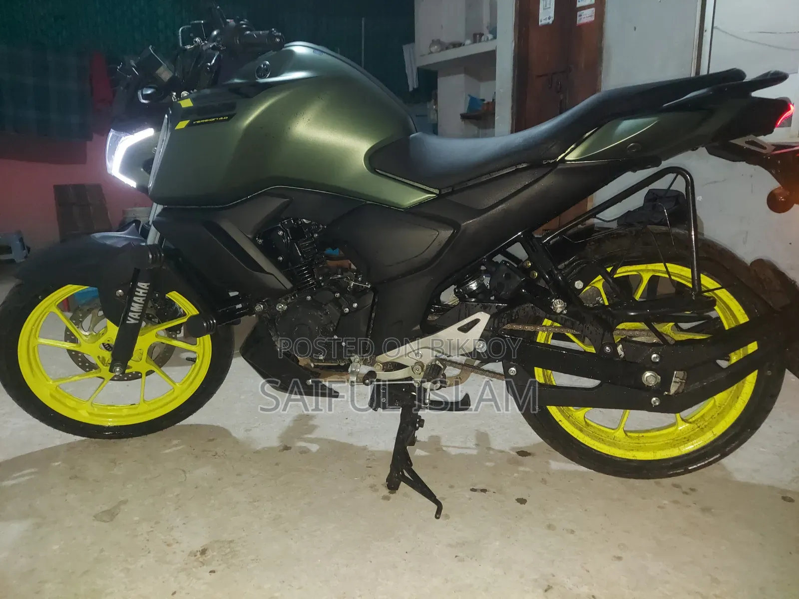 Yamaha FZS V4 2026 Green