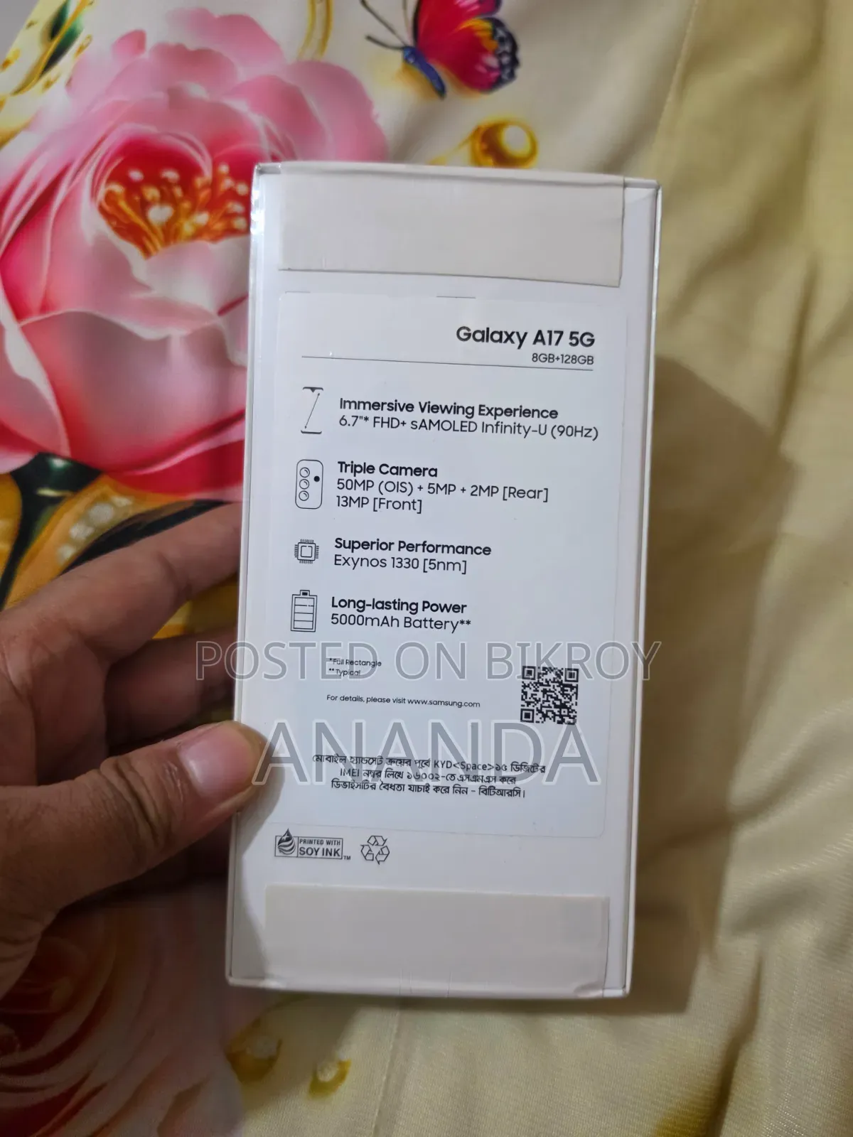 New Samsung Galaxy A17 5G 128 GB Black