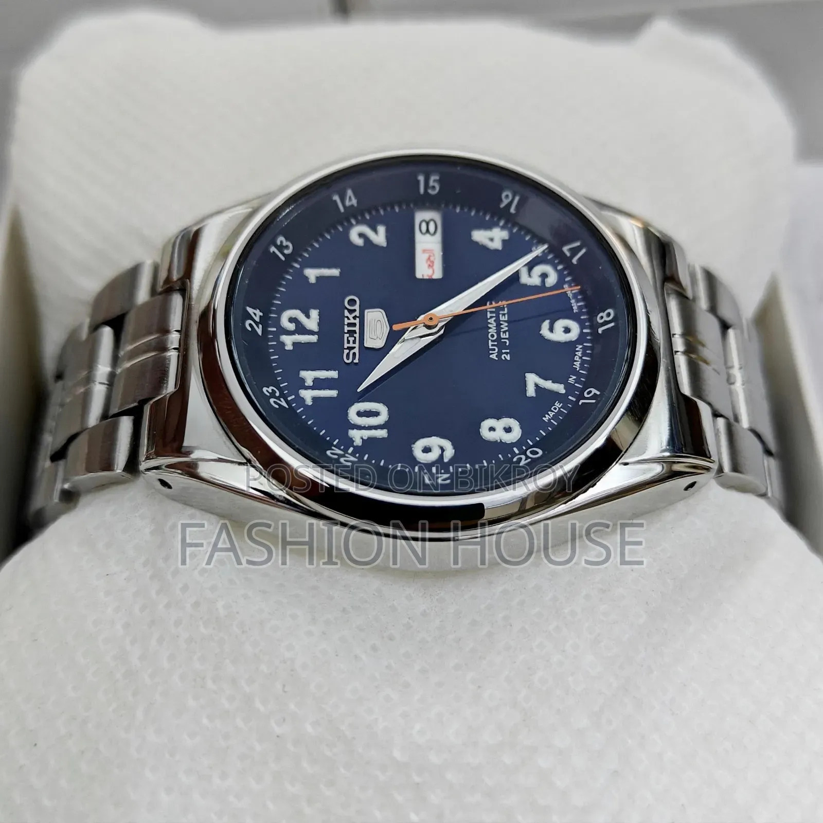 SEIKO 5 Automatic 21 Jewels Blue Dial Day-Date Men's Watch ( Japan)