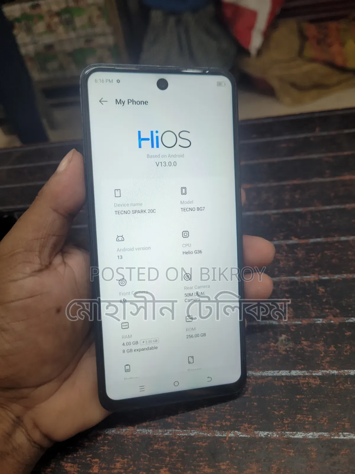 Tecno Spark 20C 256 GB Black