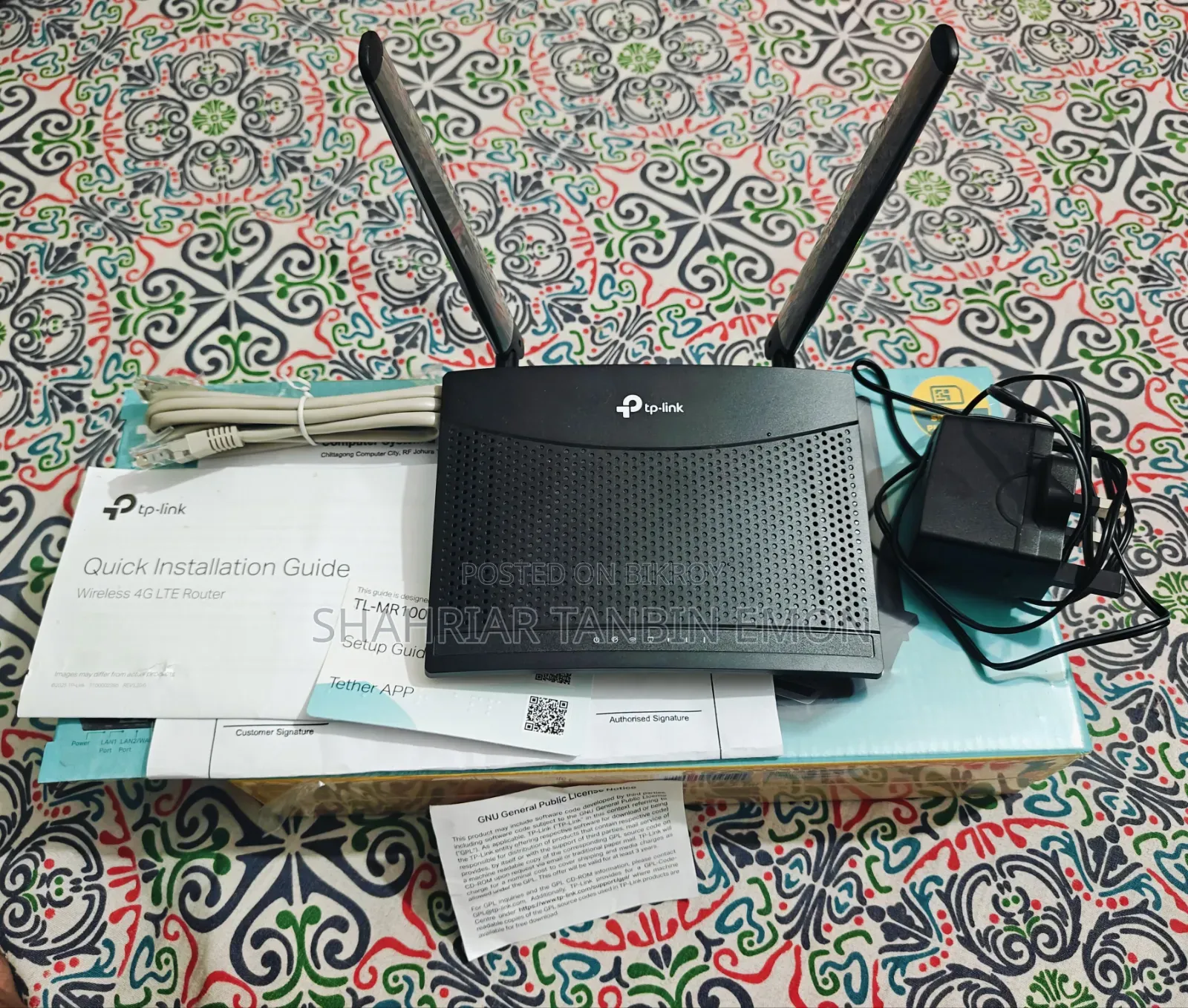 TP-Link TL-MR100 4G LTE SIM Wireless Router