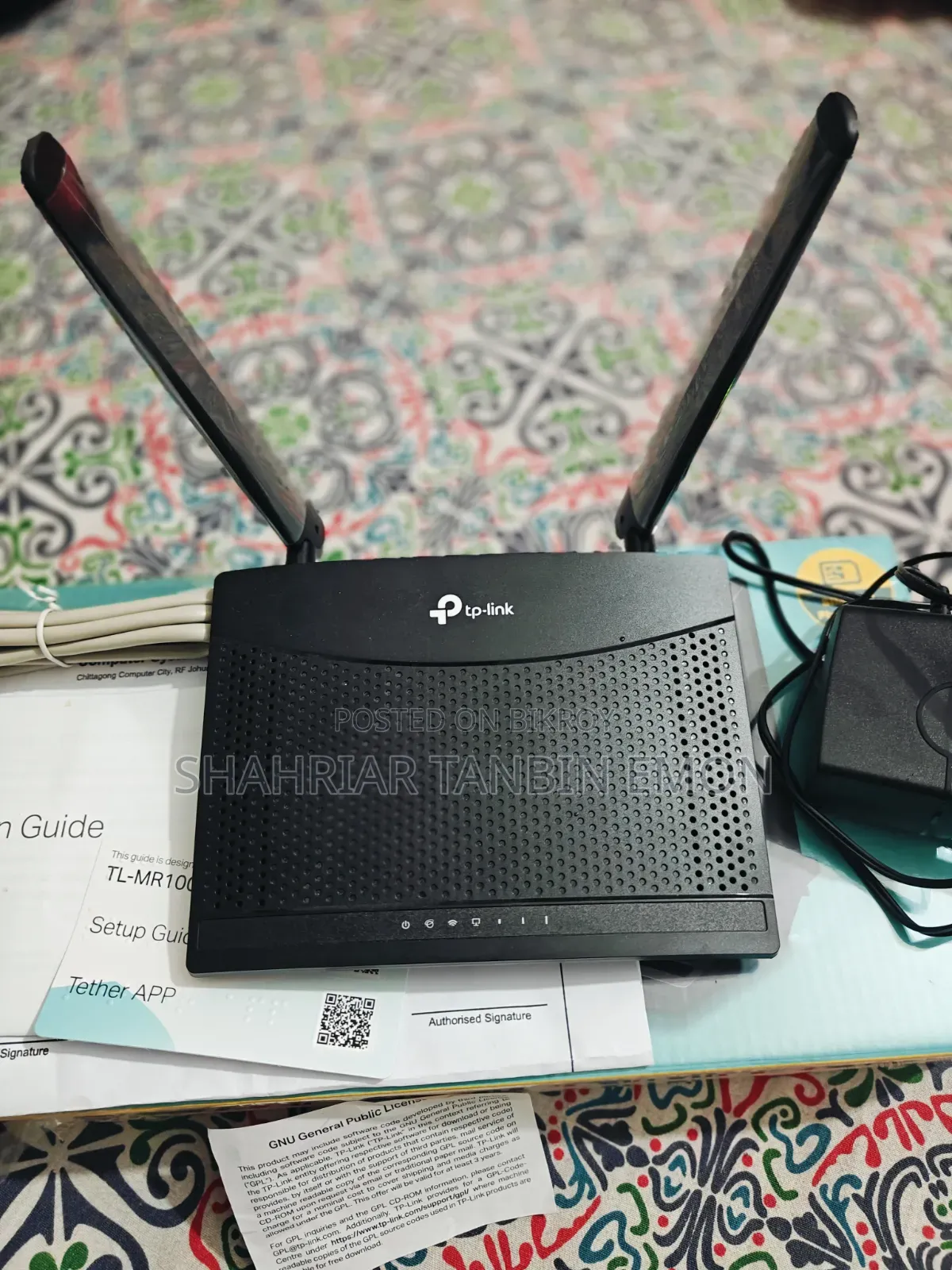 TP-Link TL-MR100 4G LTE SIM Wireless Router