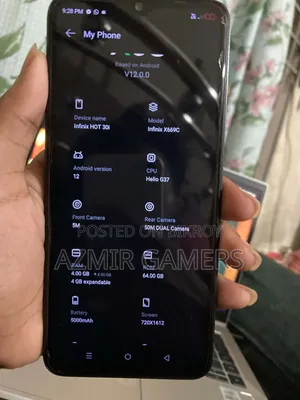 Infinix Hot 30i 128 GB Black