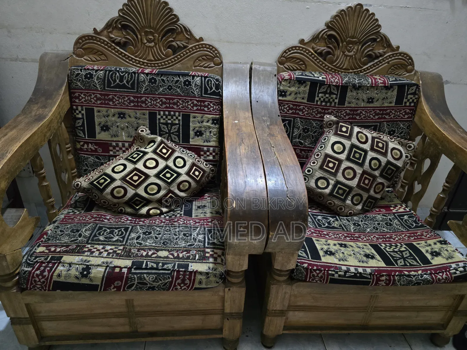 Wooden Sofa Set