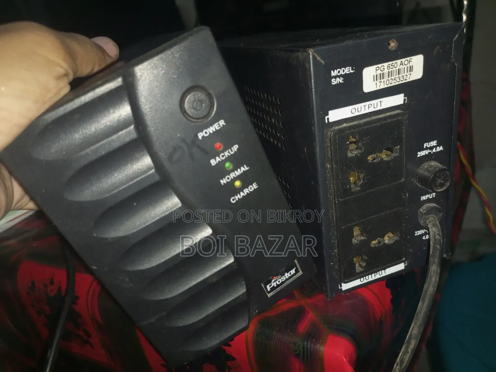 650va UPS, Old UPS steel body 2 circuits broken