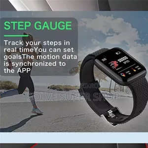 D116 Smart Watch Amoled, Aod, Spo2, Hr, Bp, Sleep, Sos, Bt, Waterproof