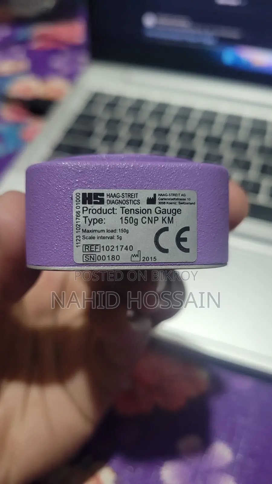 Haag Streit CORREX 150g CNP K Tension Gauge | Made in Switzerland
