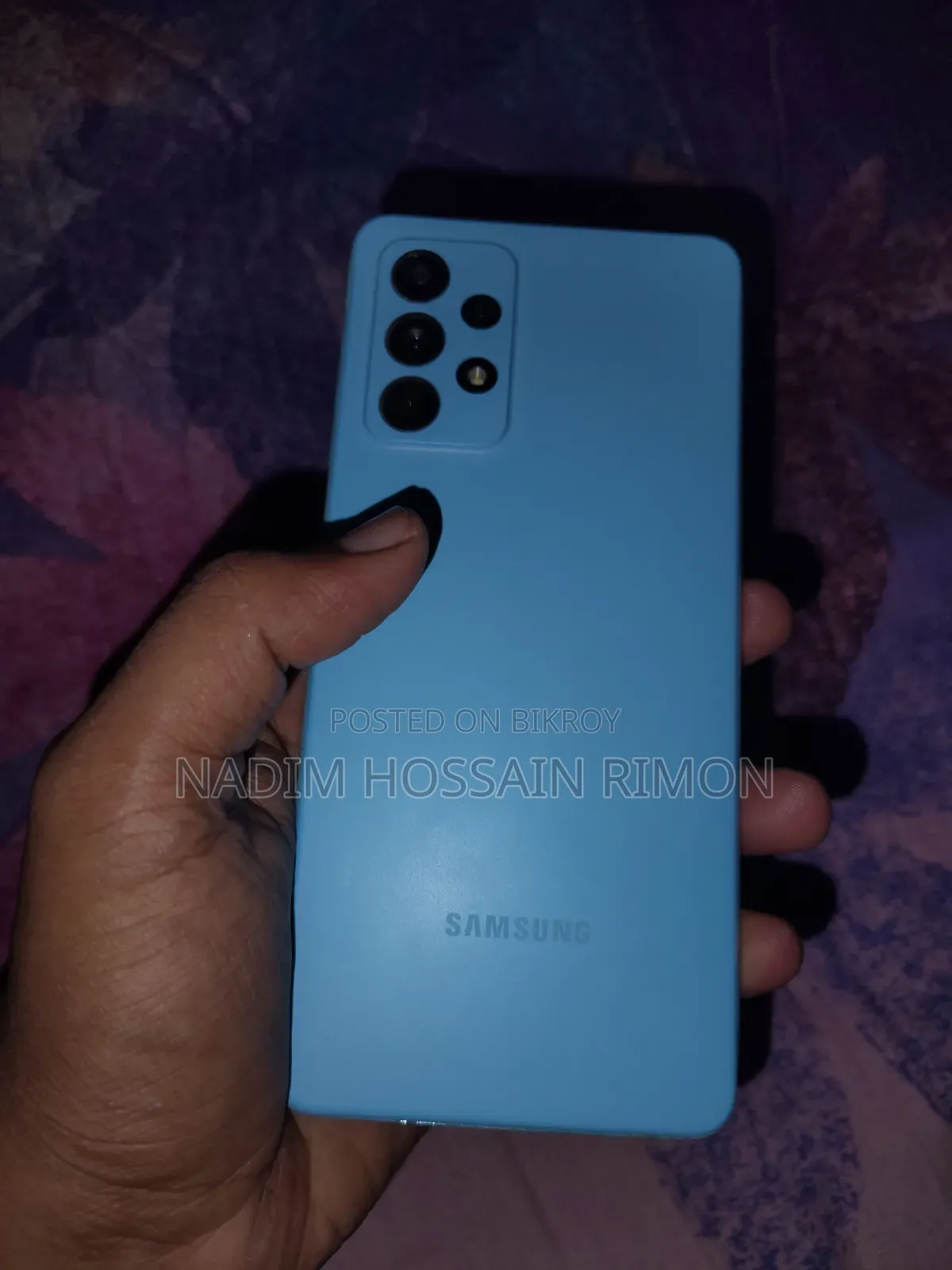 স্যামসাং গ্যালাক্সি এ৫২ ১২৮ জিবি নীল
