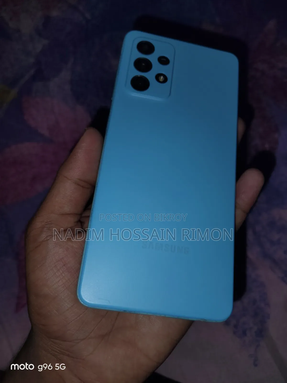 স্যামসাং গ্যালাক্সি এ৫২ ১২৮ জিবি নীল