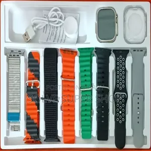 Y80 Ultra Smartwatch 2.02" | 8 Strap | IP68 Waterproof  BT 5.0  240mAh