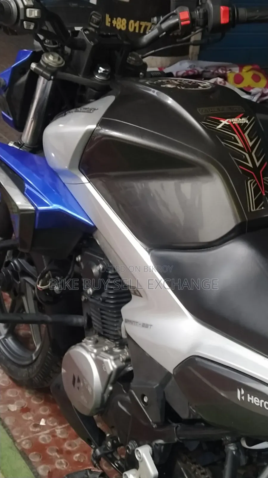 Hero Xtreme 125R 2024 Silver