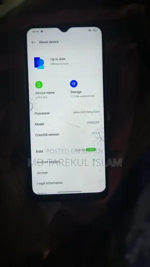 Oppo A16 64 GB Purple