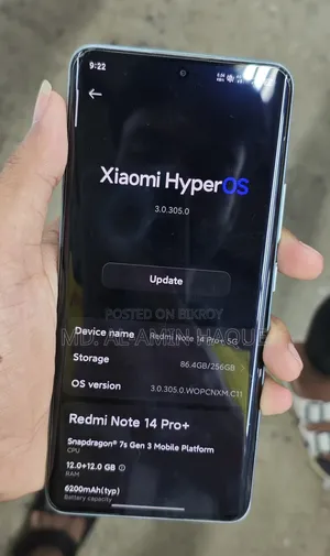 Xiaomi Redmi Note 14 Pro+ 5G 256 GB Green