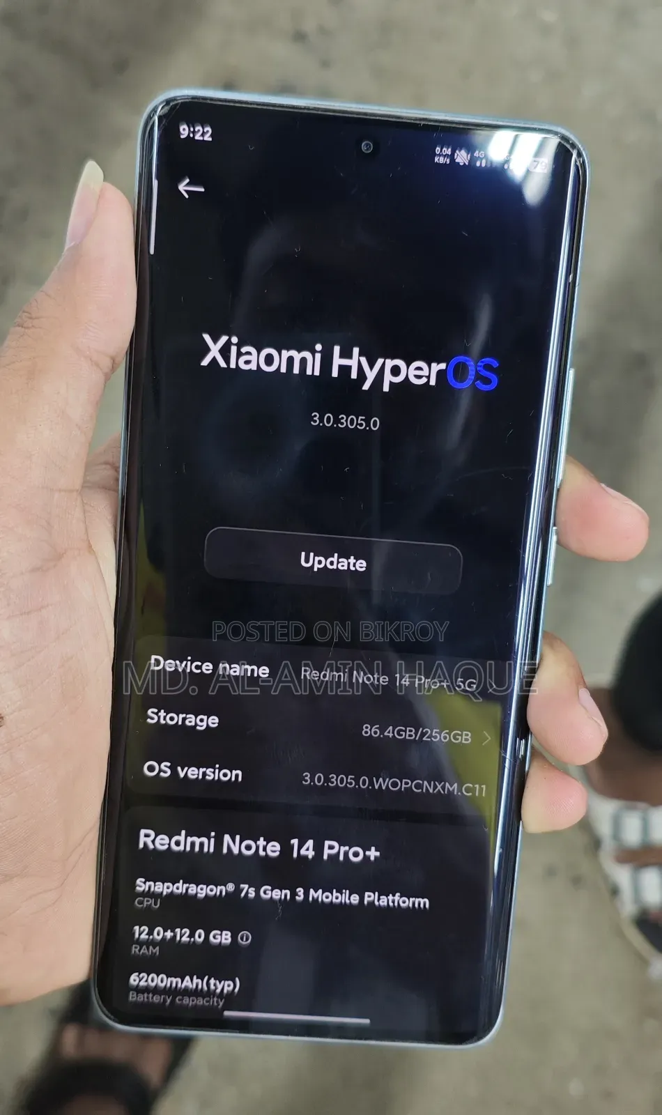 Xiaomi Redmi Note 14 Pro+ 5G 256 GB Green