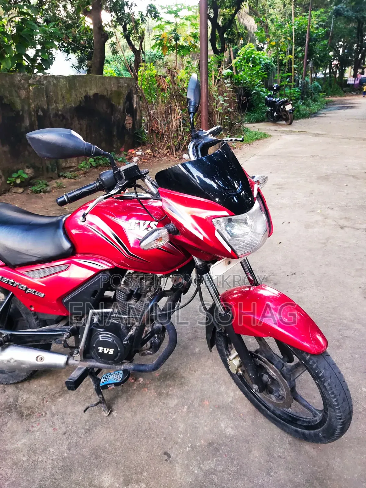 TVS Metro Plus 2017 Red