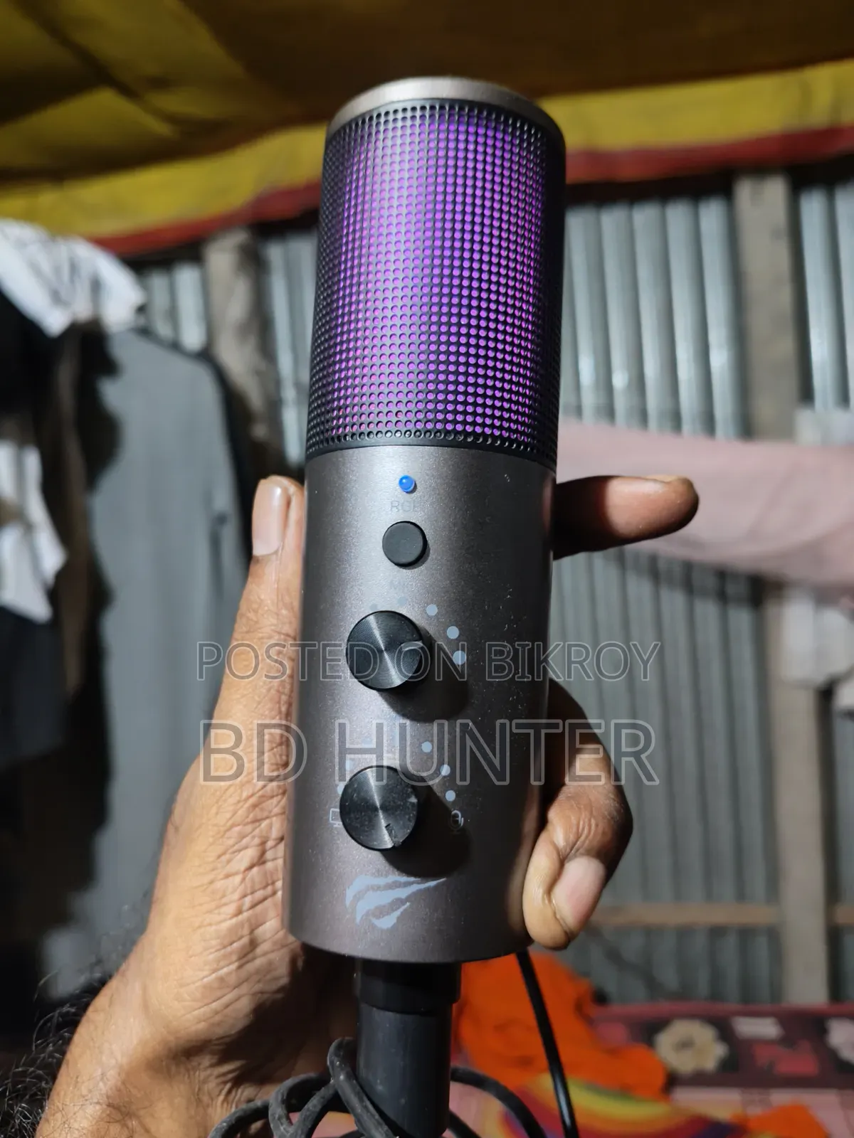 Havit GK61 RGB Black-Ochre Recording Live Microphone (Full Boxed)