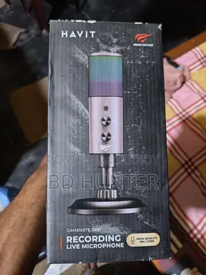 Havit GK61 RGB Black-Ochre Recording Live Microphone (Full Boxed)
