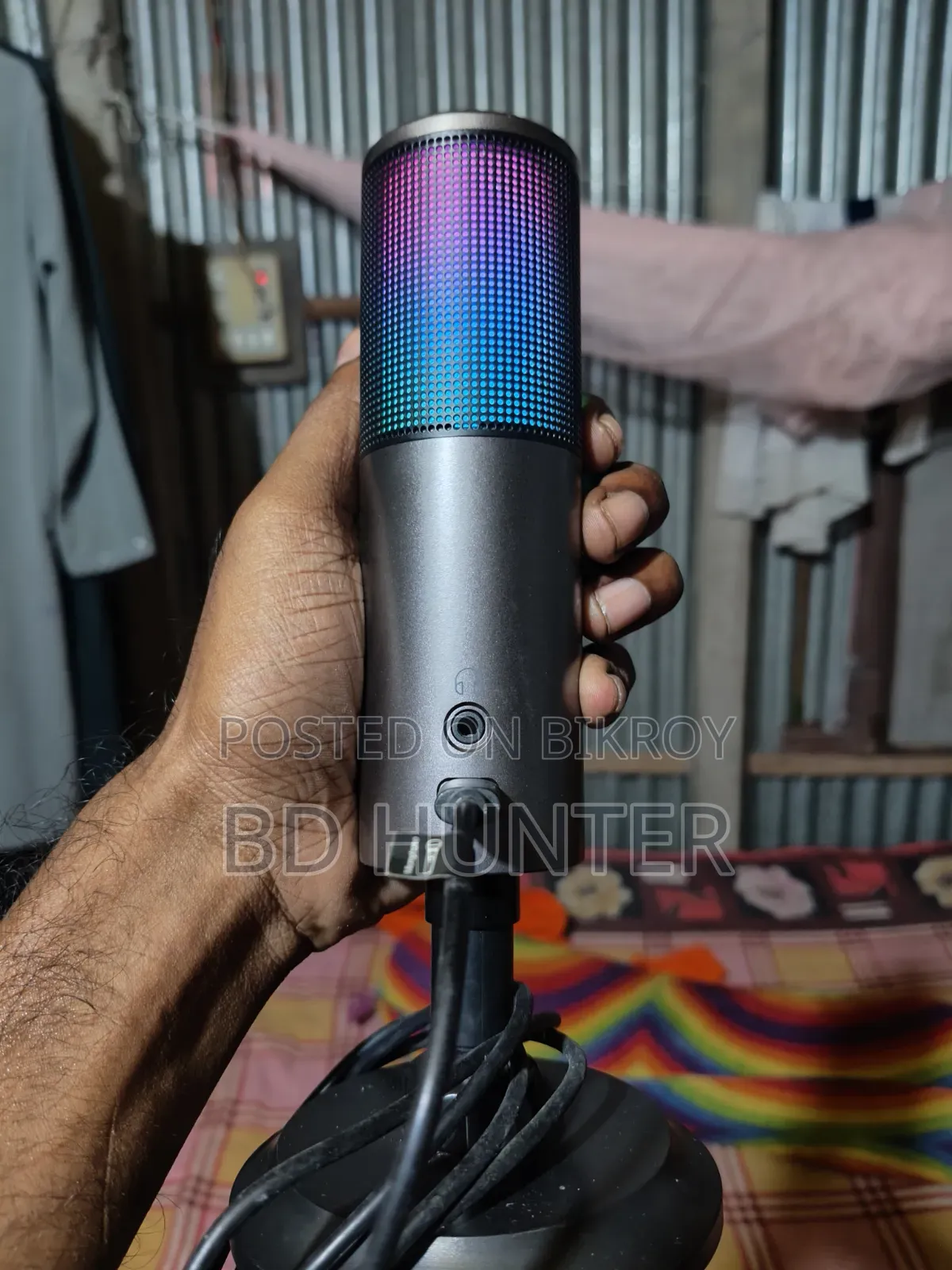 Havit GK61 RGB Black-Ochre Recording Live Microphone (Full Boxed)