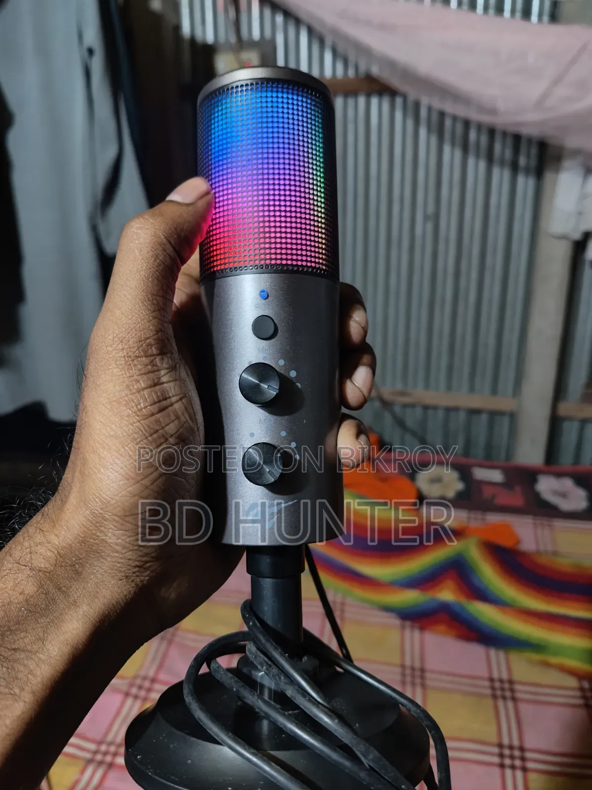 Havit GK61 RGB Black-Ochre Recording Live Microphone (Full Boxed)