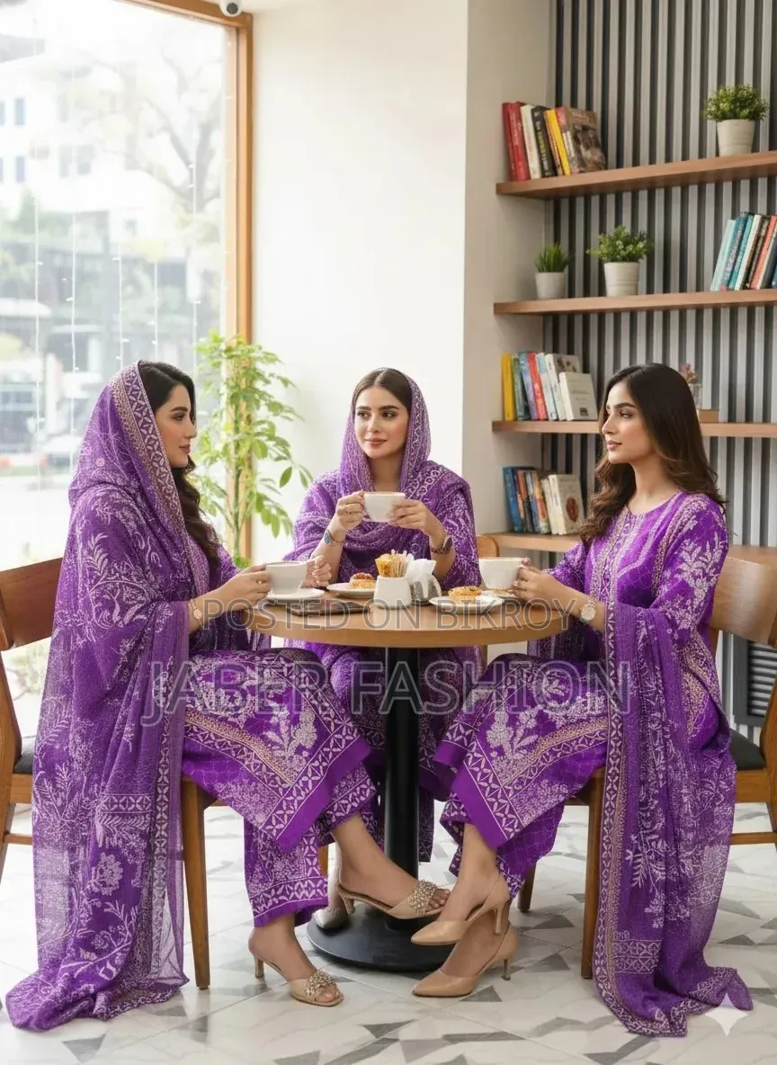 ​🌸 প্রিমিয়াম দুবাই সফট সিল্ক থ্রি-পিস 🌸
